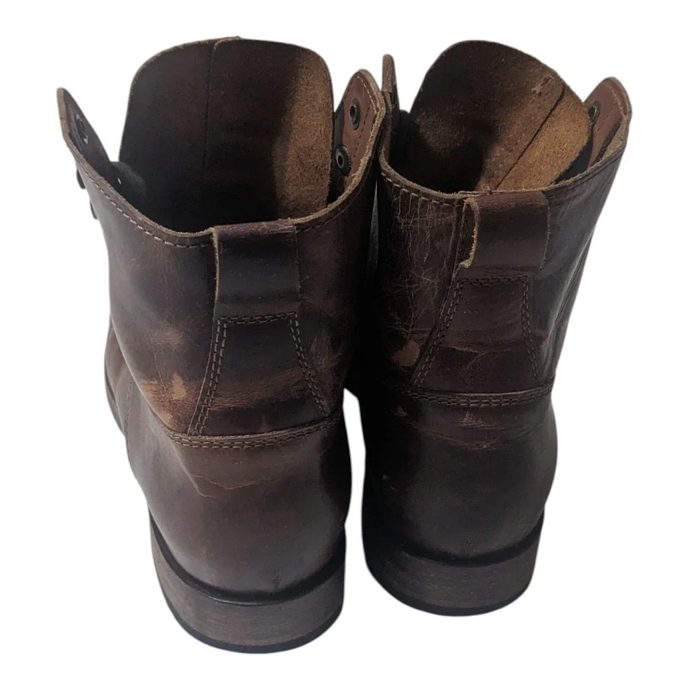 9049 Sendra‎ Lace up Boots Sprinter Evolution Tang Rubber Sole Frame Sewn 44